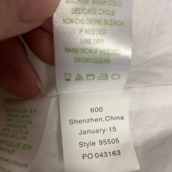 Lilly Pulitzer Rosemarie Eyelet Scoop Neck Dress Size 00 - Picture 8 of 8